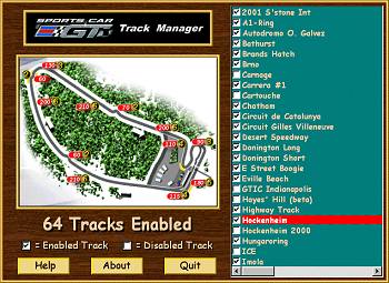 SCGT Track Manager